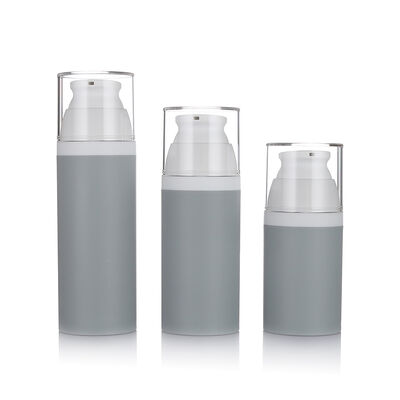 회색 80ml 공기 없는 펌프 병 3 사이즈 옵션 플라스틱 공기 없는 병 화장품용
