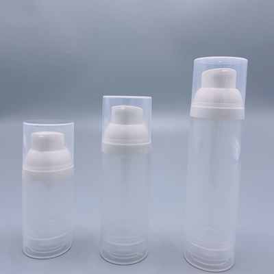 15ml 30ml 50ml PP 재사용 가능한 공기 없는 펌프 병