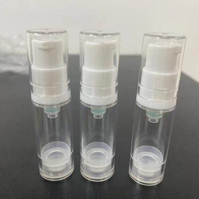 5ml 로션 공기 없는 펌프 병 플라스틱 화장품 로션 병 AS 재료