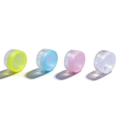 핫 판매 화장품 용기 10g 15g 사용자 정의 색상 PS 플라스틱 눈 얼굴 미니 몸 크림 병