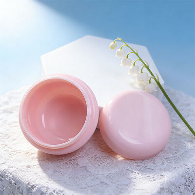 타원형 PP 얼굴에 바르는 크림 항아리 화장품 스킨 케어 용기 빈 얼굴에 바르는 크림 항아리 20g