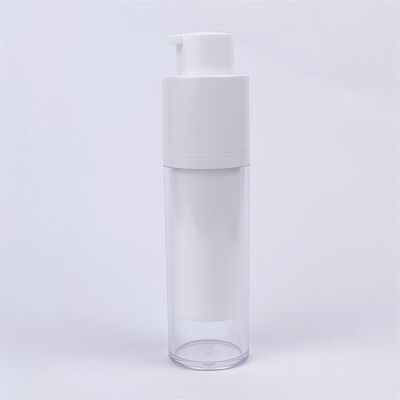 코스메틱 럭셔리 AS 공기 없는 펌프 병 15ml 30ml 50ml 흰색 이중 벽 공기 없는 세럼 병
