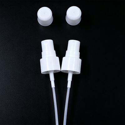 20-410 둥근 반 캡 PP 플라스틱 부드러운 얇은 안개 스프레이어 용량 0.12cc