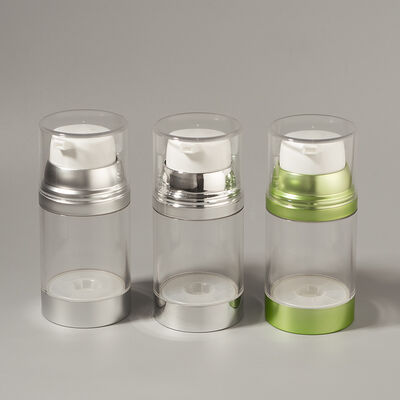 공장 도매 럭셔리 100ml/150ml/120ml ABS 에어리스 펌프 병 (개인 위생 용품용, 맞춤 인쇄 가능)