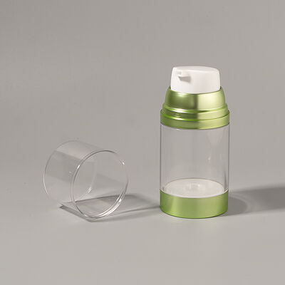 공장 도매 럭셔리 100ml/150ml/120ml ABS 에어리스 펌프 병 (개인 위생 용품용, 맞춤 인쇄 가능)