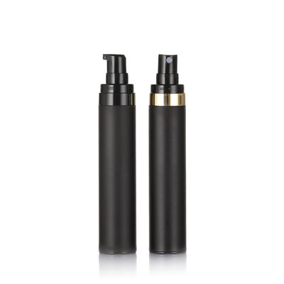 최고 품질의 블랙 공기 없는 병 15ml 30ml 50ml PP 플라스틱 공기 없는 화장품 병