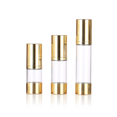 15ml 30ml 50ml 슬림 공기 없는 펌프 병을 시크린 프린팅 로션 & 세럼과 함께 피부 관리 포장