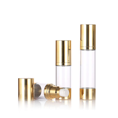 15ml 30ml 50ml 슬림 공기 없는 펌프 병을 시크린 프린팅 로션 & 세럼과 함께 피부 관리 포장